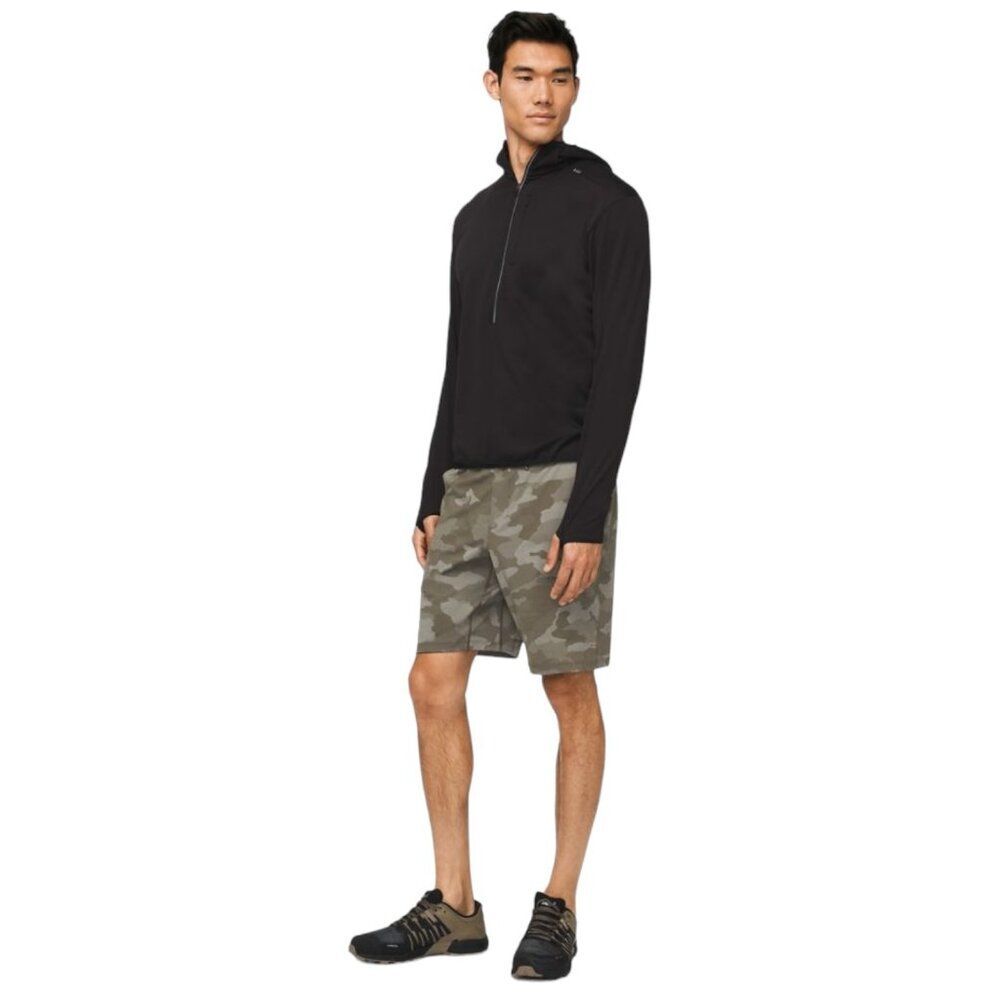 LULULEMON T.H.E. Short 7" Mesh Mesh‎ Camo Max Dark Olive Green Small - Picture 3 of 10